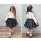 スカート キッズ 女の子 通販 ギャザースカート 04181902 チュールスカート レーススカート フォーマル 結婚式 発表会 卒園式 入学式 お花 フラワー 総レース かわいい オシャレ 可愛い