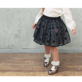 スカート キッズ 女の子 通販 ギャザースカート 04181902 チュールスカート レーススカート フォーマル 結婚式 発表会 卒園式 入学式 お花 フラワー 総レース かわいい オシャレ 可愛い