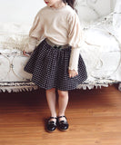 スカート キッズ 女の子 通販 ギャザースカート 10003804 フォーマル 結婚式 発表会 卒園式 入学式 ドット 水玉 ウエストゴム ボリューム ガーリー かわいい オシャレ 可愛い おしゃれ