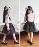 スカート キッズ 女の子 通販 ギャザースカート 10003804 フォーマル 結婚式 発表会 卒園式 入学式 ドット 水玉 ウエストゴム ボリューム ガーリー かわいい オシャレ 可愛い おしゃれ