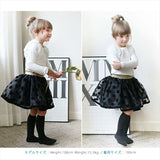 スカート キッズ 女の子 通販 チュールスカート 10006023 ギャザースカート チュチュ 発表会 結婚式 卒園式 入学式 ドット 水玉 ウエストゴム ガーリー かわいい オシャレ 可愛い