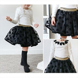 スカート キッズ 女の子 通販 チュールスカート 10006023 ギャザースカート チュチュ 発表会 結婚式 卒園式 入学式 ドット 水玉 ウエストゴム ガーリー かわいい オシャレ 可愛い