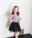 スカート キッズ 女の子 通販 チュールスカート 74012401 チュチュスカート ギャザースカート キラキラ ドット 水玉 ガーリー ウエストゴム フォーマル かわいい オシャレ 可愛い