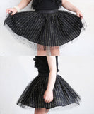 スカート キッズ 女の子 通販 チュールスカート 74012401 チュチュスカート ギャザースカート キラキラ ドット 水玉 ガーリー ウエストゴム フォーマル かわいい オシャレ 可愛い