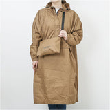 because レインコート ビコーズ B-740573 通販 レインパーカー レディース メンズ ロング レインウェア カッパ 合羽 雨具 おしゃれ 収納袋付き 耐水圧18000mm UVカット