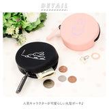 クルン curun ポーチ 小物入れ 可愛い 通販 小さい 丸型 キャラクター 小銭入れ コインケース 小物 収納 かわいい コンパクト 小さめ まるい ミニ アクセサリー コスメ イヤホン