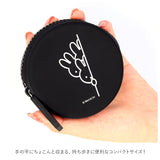 クルン curun ポーチ 小物入れ 可愛い 通販 小さい 丸型 キャラクター 小銭入れ コインケース 小物 収納 かわいい コンパクト 小さめ まるい ミニ アクセサリー コスメ イヤホン