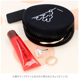 クルン curun ポーチ 小物入れ 可愛い 通販 小さい 丸型 キャラクター 小銭入れ コインケース 小物 収納 かわいい コンパクト 小さめ まるい ミニ アクセサリー コスメ イヤホン