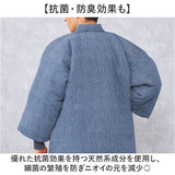 高島ちぢみ はんてん 中綿 通販 袢纏 半纏 ハンテン 部屋着 ルームウェア ルームウエア 羽織 羽織り あったか あたたかい 暖かい ぽかぽか 室内着 和風 中綿入り メンズ レディース