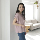 Tシャツ レディ−ス 半袖 通販 レディ−スTシャツ 半袖シャツ tシャツ レディ−スtシャツ カジュアルシャツ シャツ ブラウス カジュアルブラウス レース 切り替え 切替 ベーシック