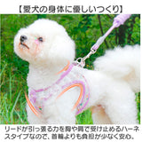 ハーネスリード 犬 かわいい 通販 ハーネス リード付き ハーネスリードセット ハーネス&リード 胴輪 首輪 リードセット レース 花 簡単装着 一体型 犬用 猫用 ペット 小型犬 いぬ イヌ