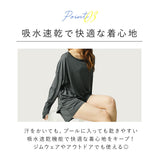 ラッシュガード レディース 上下セット 通販 長袖 おしゃれ パーカー プルオーバー 無地 シンプル ショートパンツ セットアップ 紫外線対策 uvカット オフショルダー 水陸両用 水着 羽織