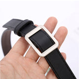 ベルト 穴なし 通販 穴無しベルト 穴なしベルト フェイクレザーベルト スクエア 穴無し フェイクレザー 合成皮革 合皮 調節可能 耐久性 カジュアル 高品質 ビジネス 女性用 レディース