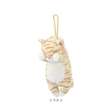 パスケース リール付き ぬいぐるみ 通販 定期入れ パスポーチ カード ホルダー カードケース カードホルダー リール ストラップ ICカード キーホルダー 伸びる やわらかい くびねっこ