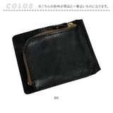 財布 二つ折り 本革 日本製 通販 二つ折り財布 2つ折り財布 折りたたみ財布 折り財布 本革財布 牛革財布 メンズ レディース 革 レザー カウレザー L字ファスナー 薄い コンパクト Lien