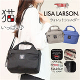 LISA LARSON リサラーソン ウォレット ショルダー LTPK-01 通販 ショルダーバッグ ショルダーバック 肩掛け 斜めかけ ななめかけ 財布 ポシェット 小さめ ミニ 小さい マチあり