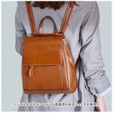 リュック 2way レディース 通勤 通販 ショルダーバッグ リュックサック ショルダーバック 肩掛け ショルダー デイパック レザー ビジネス 背面ポケット おしゃれ シンプル 無地 大人
