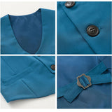 フォーマルスーツ 男の子 セットアップ 通販 フォーマル スーツ パンツスーツ 子ども服 子供服 パンツ ベスト ネクタイ ズボン 長ズボン チョッキ シンプル 無地 上下セット 上下 セット