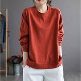 長袖 Tシャツ レディース 通販 tシャツ シャツ 長袖Tシャツ 長袖tシャツ カジュアルシャツ レディースシャツ カジュアル ベーシック ゆったり シンプル 無地 春 秋 冬 着心地が良い 通勤