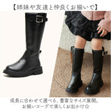 キッズ ロングブーツ 通販 ジュニア ブーツ 女の子 ハイブーツ 冬靴 子供靴 防寒ブーツ 防寒靴 長靴 ワークブーツ ロング シューズ 防滑 防寒 保温 あったか 春 秋 冬 子ども こども 子供