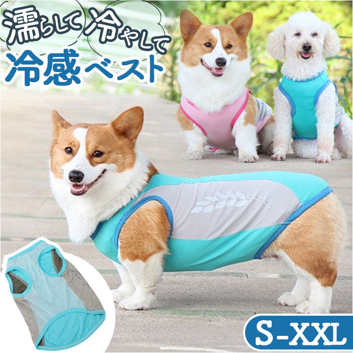 クールベスト 犬用 通販 犬 クーリングベスト 夏 クール ベスト 犬服 ドッグウェア いぬ イヌ 夏服 ねこ 猫 ペット 暑さ対策 瞬間冷 –  バックヤードファミリー