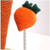 猫 爪とぎ ポール 通販 キャットタワー つめとぎ 爪研ぎ 爪研ぎポール 爪とぎポール 麻縄 サイザル麻 ニンジン にんじん ねこ ネコ キャット おもちゃ インテリア 猫用爪とぎ 爪とぎ用品