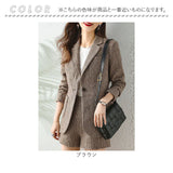 ジャケット ショートパンツ セットアップ 通販 パンツスーツ 上下セット キュロットスーツ レディース ショート丈 カジュアル グレンチェック 千鳥格子 セレモニースーツ ビジネススーツ