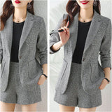 ジャケット ショートパンツ セットアップ 通販 パンツスーツ 上下セット キュロットスーツ レディース ショート丈 カジュアル グレンチェック 千鳥格子 セレモニースーツ ビジネススーツ