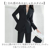 レディース スーツ セットアップ ビジネス 通販 パンツスーツ 上下セット レディーススーツ フォーマルスーツ ビジネススーツ セレモニースーツ 長袖 無地 リクルート 通勤 ビジカジ