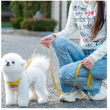 犬 リード ハーネス 猫 通販 ペット 胸当て ハーネス&リード セット 引きひも 胴輪 夜反射 通気性 抜けない 面テープ いぬ イヌ ネコ ねこ ペットグッズ お出かけ おしゃれ かわいい