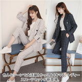 ビジネススーツ レディース?セットアップ 通販 パンツスーツ フォーマルスーツ ジャケット パンツ セット 上下 カジュアルスーツ ズボン 長袖 チェック きれいめ シンプル 上下セット