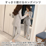 ビジネススーツ レディース?セットアップ 通販 パンツスーツ フォーマルスーツ ジャケット パンツ セット 上下 カジュアルスーツ ズボン 長袖 チェック きれいめ シンプル 上下セット