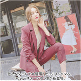 ビジネススーツ レディース?セットアップ 通販 パンツスーツ フォーマルスーツ ジャケット パンツ セット 上下 カジュアルスーツ ズボン 長袖 チェック きれいめ シンプル 上下セット