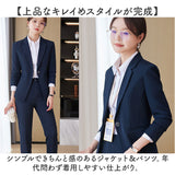 レディース スーツ セットアップ ビジネス 通販 レディーススーツ ビジネススーツ セレモニースーツ フォーマルスーツ パンツスーツ 上下セット 長袖 無地 リクルート 通勤 ビジカジ