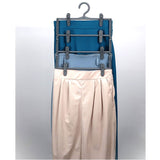 スカートハンガー 通販 クリップハンガー 4段 ズボンハンガー スラックスハンガー 衣類収納 洋服ハンガー 衣類ハンガー 衣類 収納 省スペース 収納ハンガー クローゼット 便利 スカート