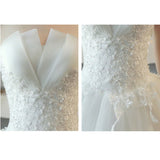 ウェディングドレス Aライン 通販 ウエディングドレス ブライダルドレス トレーン ドレス レディース パーティドレス 白 ホワイト ロングドレス お色直し 花嫁 結婚式 二次会 披露宴