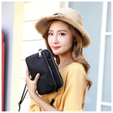 ショルダーバッグ レディース 斜めがけ 通販 ミニショルダー 肩掛けカバン ミニバッグ サブバッグ 軽量 2way 大人 無地 布 ナイロン 小さめ 通勤 3way ポーチ おしゃれ バッグ 鞄 かばん フェス 旅行 ポシェット ショルダーバック - バックヤードファミリー