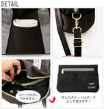 ショルダーバッグ anello アネロ 通販 ミニボストン ミニショルダー レディース メンズ 2WAY ミニサイズ かわいい おしゃれ ポケット多い ショルダー ポーチ付 ボストンバッグ 杢調 シンプル 無地 ブラック ネイビー ミニボストン2WAYショルダーバッグ バッグ バック 鞄 - バックヤードファミリー