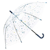 ビニール傘 子供 通販 キャラクター 50cm 長傘 丈夫 軽量 ワンタッチ傘 ジャンプ傘 ジャンプ  ワンタッチ 雨傘 傘 グラスファイバー 親骨 ATTAIN アテイン Disney ディズニー ラプンツェル クリア キッズ 女の子 かわいい ポリエチレン POE - バックヤードファミリー