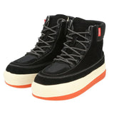 厚底 スニーカー 通販 ブーツ ハイカットスニーカー ショートブーツ マウンテンブーツ メンズ レディース おしゃれ アウトドア 紐 ひも はっ水 撥水 ブラック 黒 ハイカット 靴 くつ シューズ ゴッデス 2058 ブランド GODDESS 2057