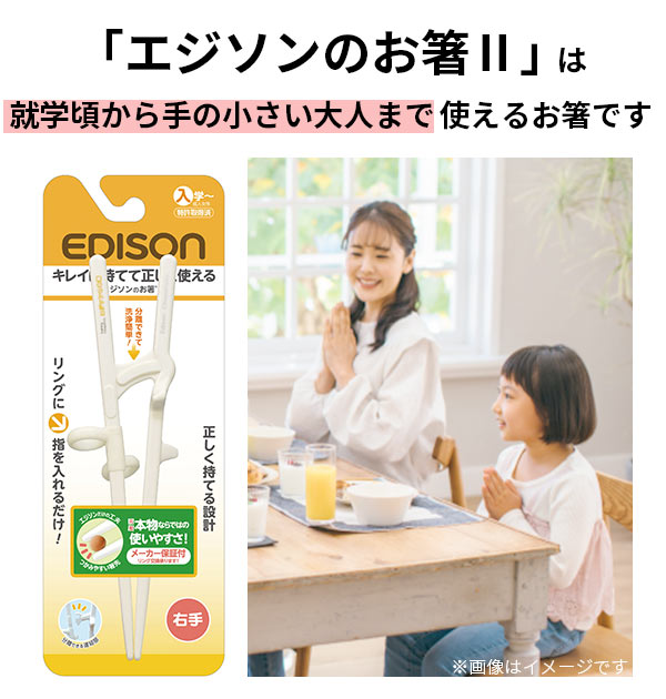 エジソンのお箸2 edison エジソンママ 右手用 右利き用 左手用 左利き