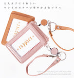 パスケース リール付き 定期入れ 通販 レディース メンズ 合皮革 通勤 通学 ICカード カードケース 男の子 女の子 カードホルダー 父の日 母の日 プレゼント 社会人 リール 入学祝い カラフル キッズ 子供 フェイクレザー 会員証入れ