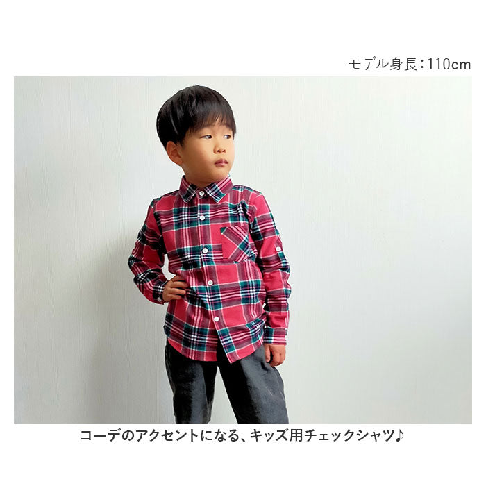 子供服 95-100 赤 チェックシャツ パンツ 星 サスペンダーセット 新品