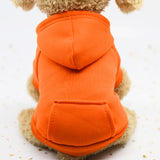 犬服 アウター パーカー 通販 パーカ フード付き 小型犬 ポケット 袖あり 犬 犬の服 猫 猫の服 猫服 防寒 暖かい 超小型犬 冬 ぬくぬく シンプル ペットウェア ドッグウェア