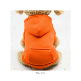犬服 アウター パーカー 通販 パーカ フード付き 小型犬 ポケット 袖あり 犬 犬の服 猫 猫の服 猫服 防寒 暖かい 超小型犬 冬 ぬくぬく シンプル ペットウェア ドッグウェア