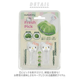 アイデア キッチン グッズ 通販 野菜 長持ち 鮮度 キープ 刺すだけ 簡単 鮮度保持 ピック フレッシュピック キャラクター マイメロディ ハローキティ かわいい RACE レイス レタス