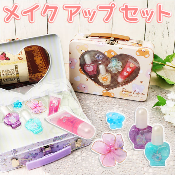 子供 メイクセット 通販 こども メイクアップセット キッズ メイク セット リップグロス ヘアゴム 水溶性 ネイル キッズコスメ 女の子 コスメ 化粧 おしゃれ かわいい 園児 子ども 誕生日