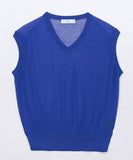 MIND マインド シアーベスト ベスト 通販 チョッキ レイヤード 重ね着 透け感 Vネック vネック ノースリーブ 触り心地がよい レディース カジュアル 上品 シンプル 無地 エレガント 大人