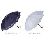 ニフティカラーズ 長傘 通販 nifty colors 傘 レディース 手開き 55cm 晴雨兼用 12本骨 かさ カサ １２本骨 おしゃれ シンプル 丈夫 グラスファイバー 親骨 風に強い 軽い 軽量 UVカット