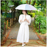 ニフティカラーズ 長傘 通販 nifty colors 傘 レディース 手開き 55cm 晴雨兼用 12本骨 かさ カサ １２本骨 おしゃれ シンプル 丈夫 グラスファイバー 親骨 風に強い 軽い 軽量 UVカット